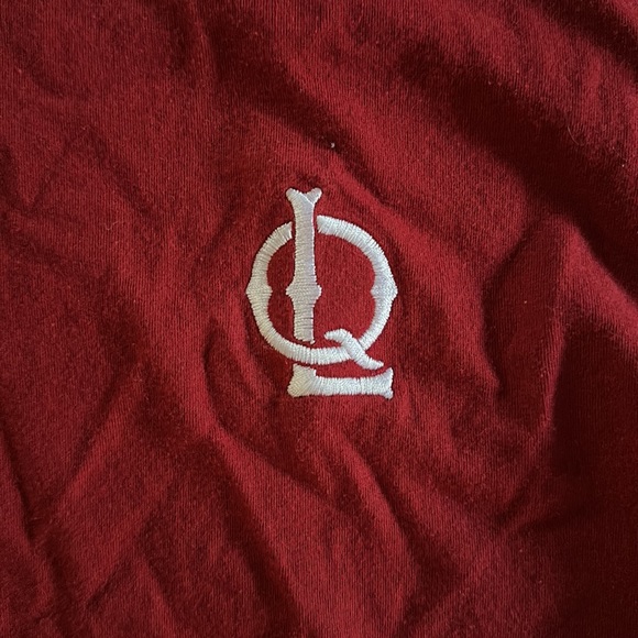 Quiet Life Embroidered Logo Red Tee - Picture 2 of 3